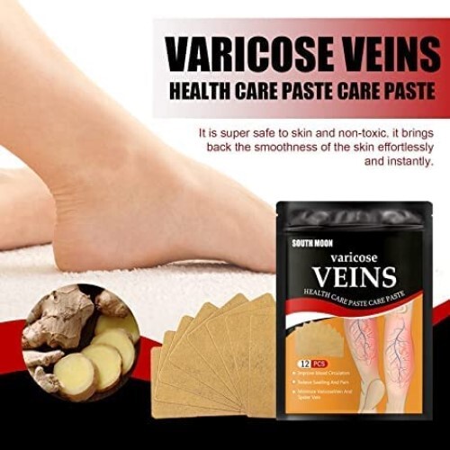 Sinagar Varicose Veins Patches - Plastic Material, Universal Fit For All Ages | Dredges Veins, Alleviates Muscular And Joint Discomfort, Enhances Blood Circulation