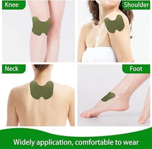 Urbanmac Knee Pain Relief Patches - Plastic Material | Suitable For All Ages, 10 Pcs Pain Relieving Body Patch Kit For Joint Comfort