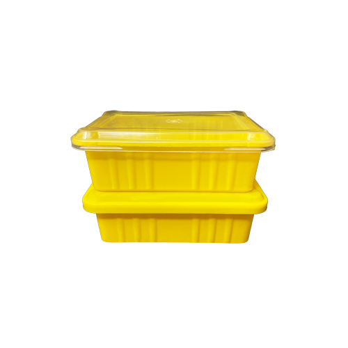 PVC Plastic Dishwash Tub - 500gm Size, Unbreakable Yellow Design | Customizable Logo, Ideal for Commercial Kitchens