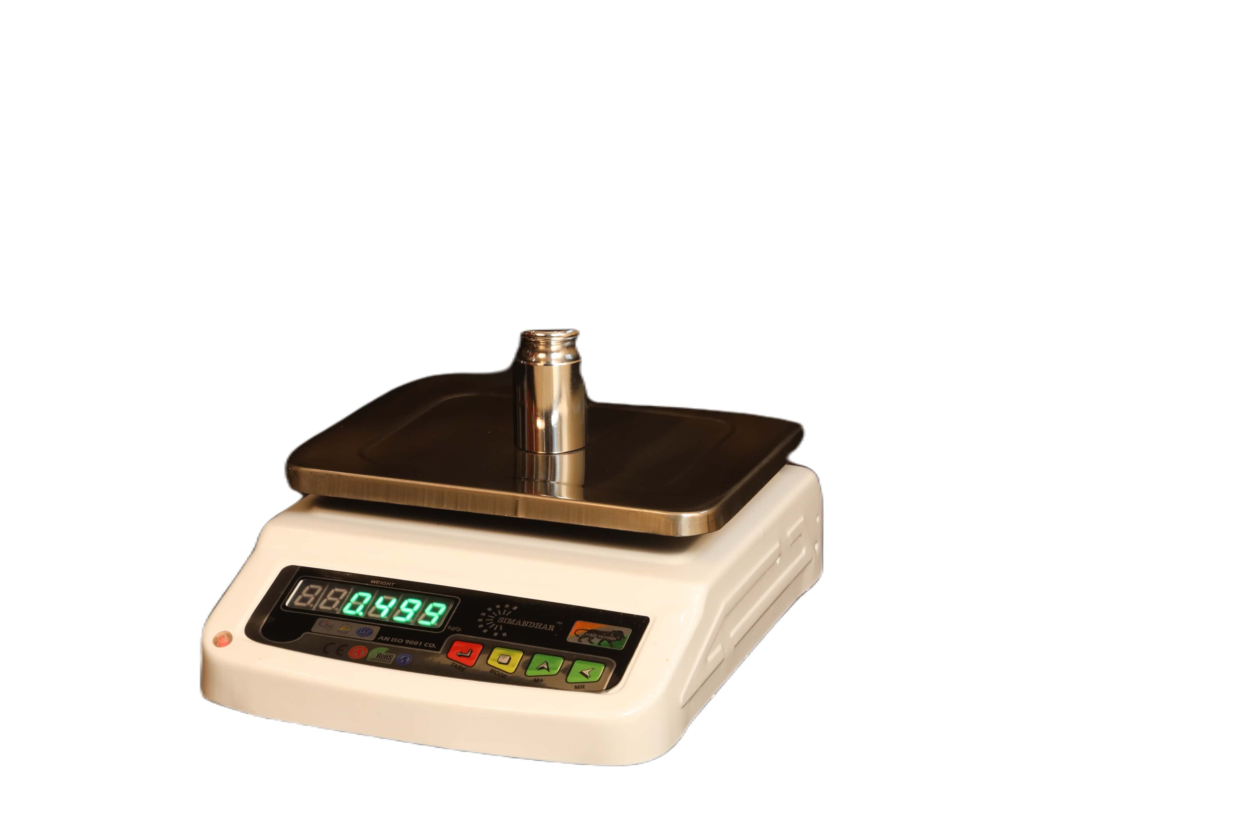 Ms F/b Table Top Scale 10/20/30kg Capacity Range: 1-30 Kilograms (Kg)