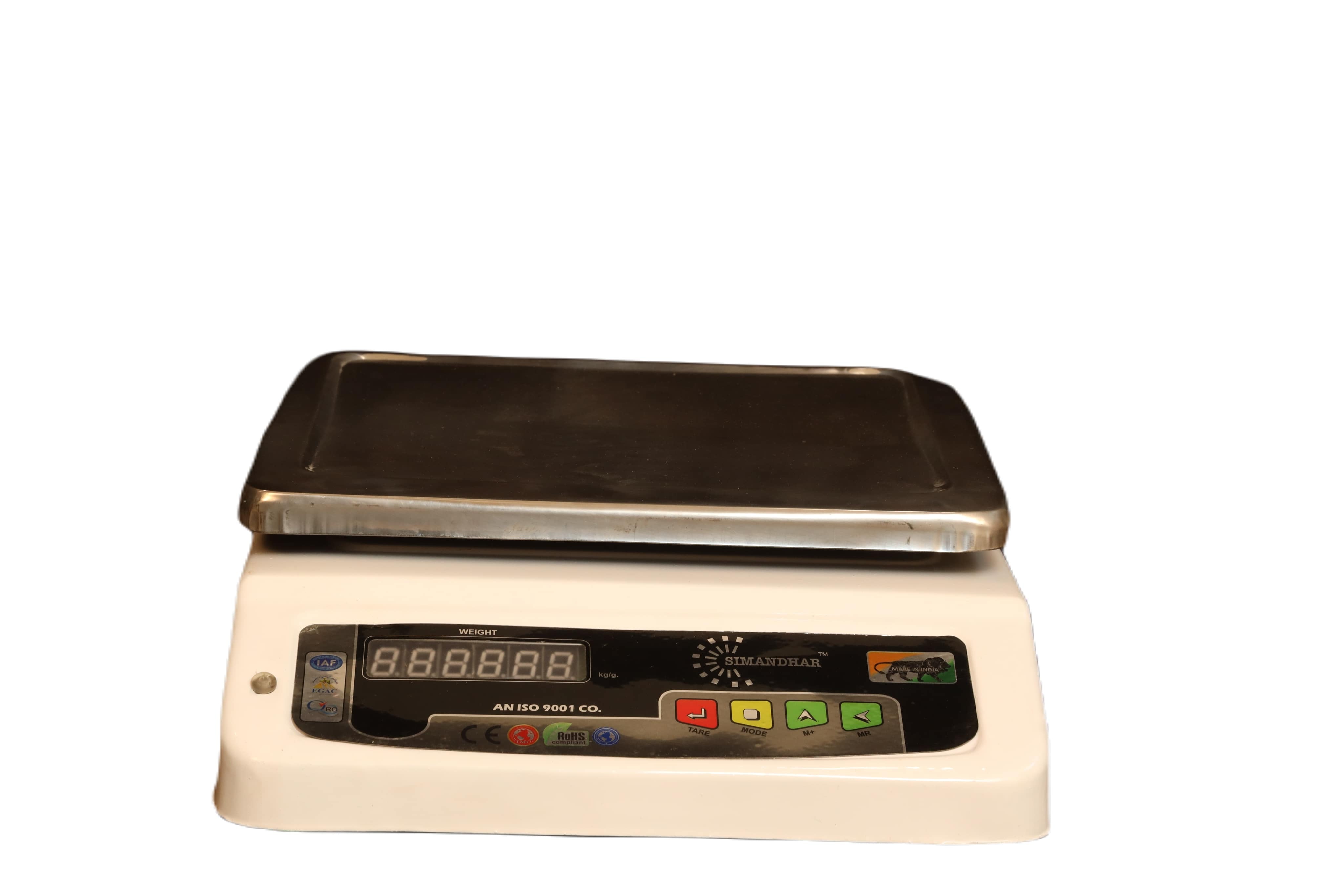 Ms F/b Table Top Scale 10/20/30kg Capacity Range: 1-30 Kilograms (Kg)
