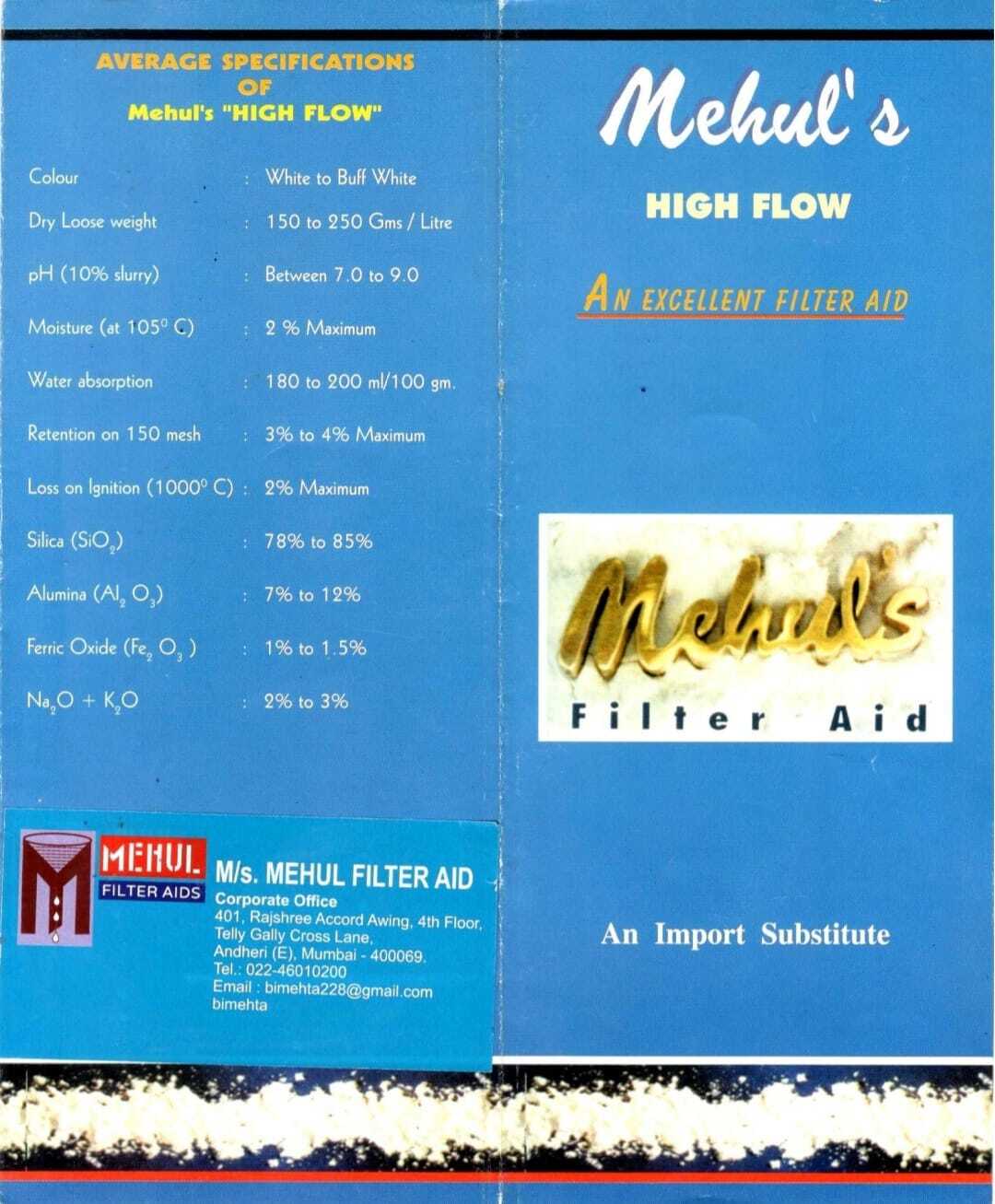 Mehul's High Flow - Application: Industrial
