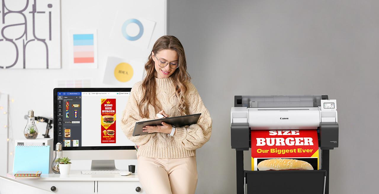 Canon Ipf Tm 5350 Wide Format Printer - Automatic Grade: Semi-automatic