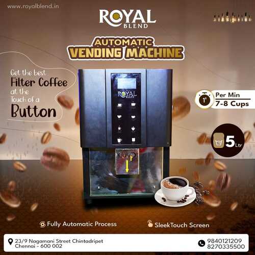 Coffee Vending Machine - Automatic - Capacity: 6 Liter Liter/Day
