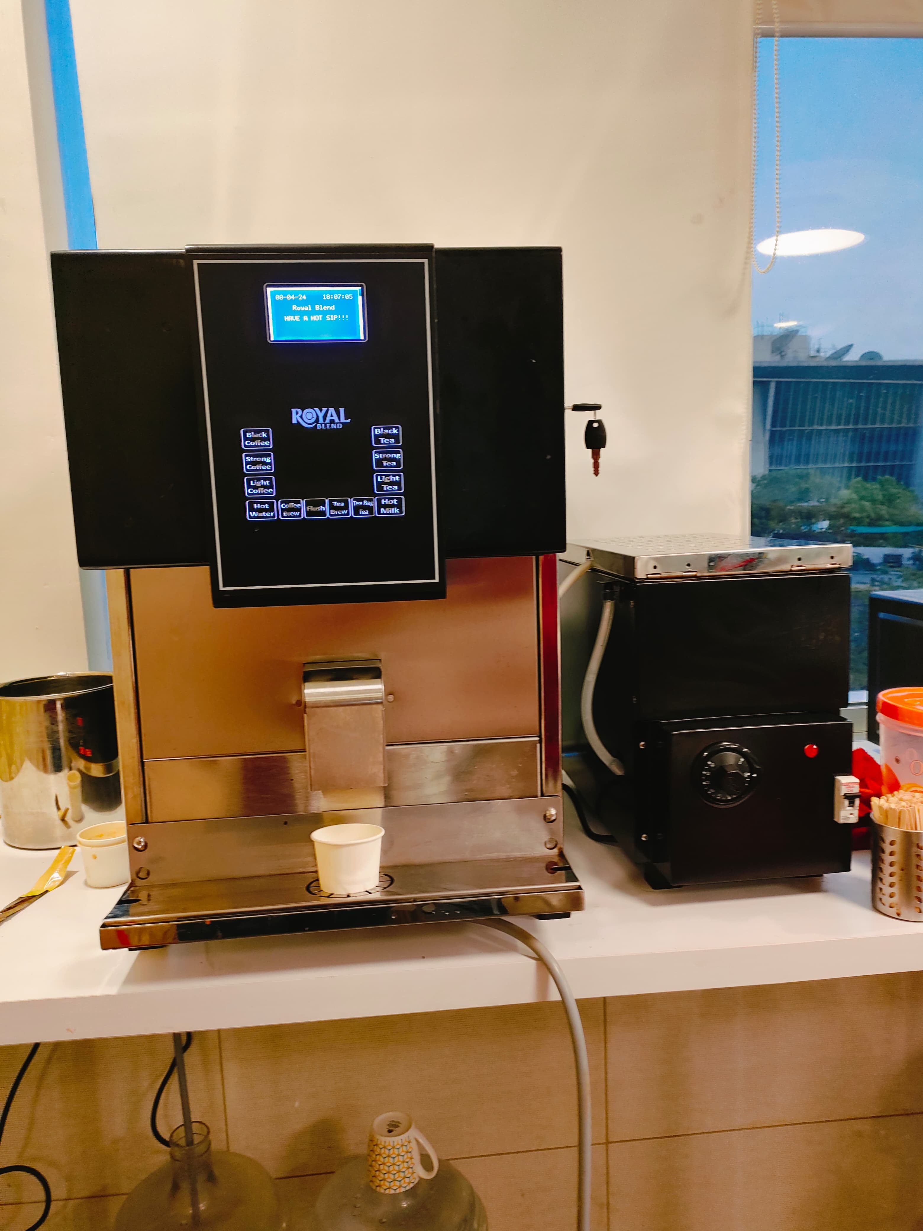 Automatic Coffee Vending Machine (Button)