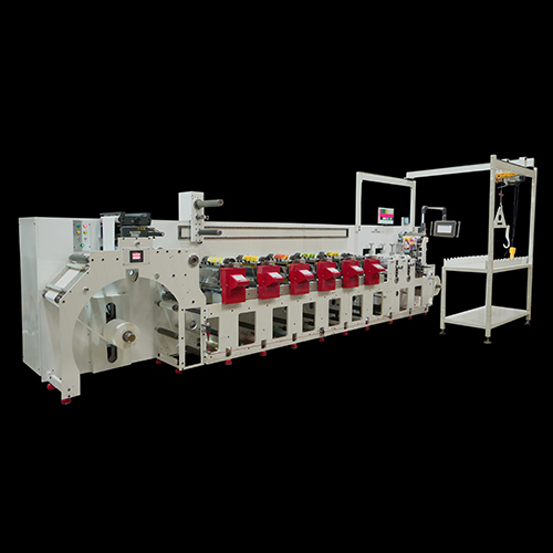 Semi-automatic Narrow Web Flexo Printing Machine
