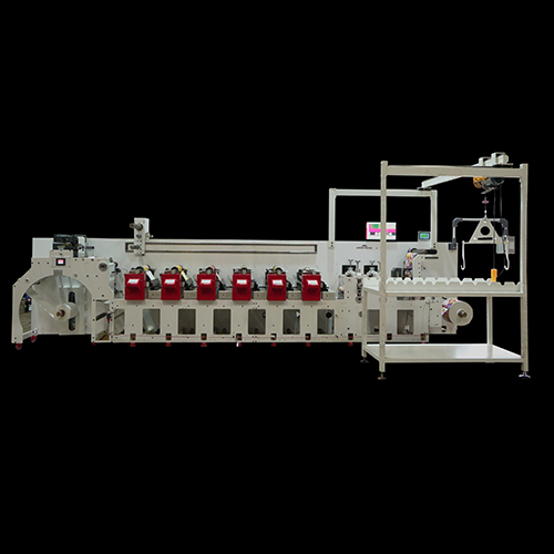 Semi-automatic Narrow Web Flexo Printing Machine