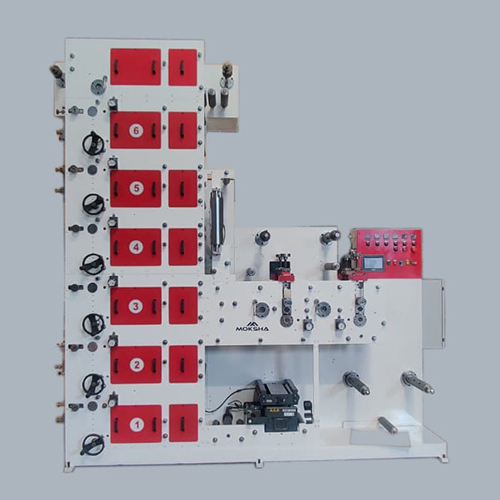 Semi-automatic Stacked Type Flexo Label Printing Machine