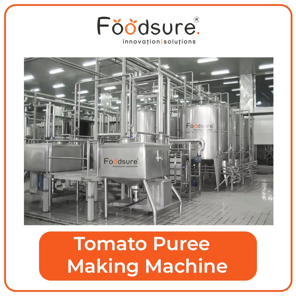 Tomato Puree Processing Plant - Capacity: Upto 3000 Kg/hr
