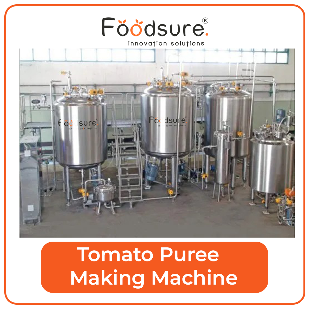 Tomato Puree Processing Plant - Capacity: Upto 3000 Kg/hr