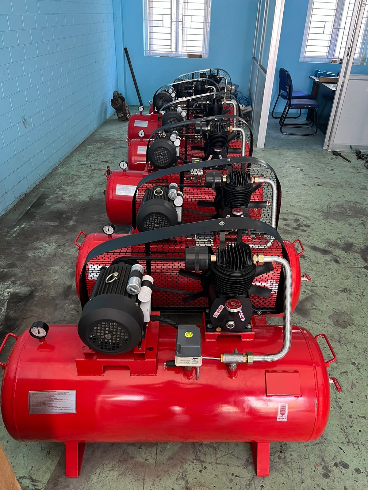2hp Single Stage Air Compressor Single Phase And Three Phase