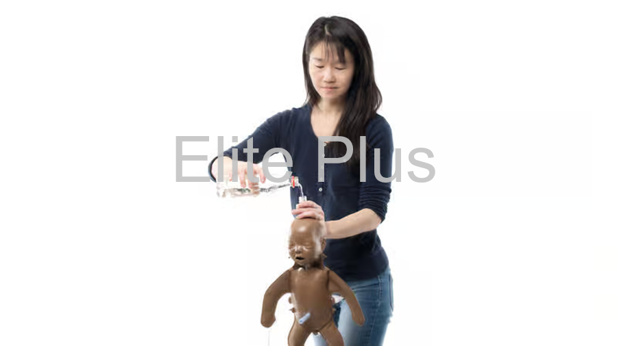 Neonatalie - Pvc Material, Realistic Size, Ivory Color | Features Spontaneous Breathing, Umbilical Pulse, Crying For Nursing Education