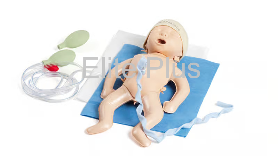 Neonatalie - Pvc Material, Realistic Size, Ivory Color | Features Spontaneous Breathing, Umbilical Pulse, Crying For Nursing Education