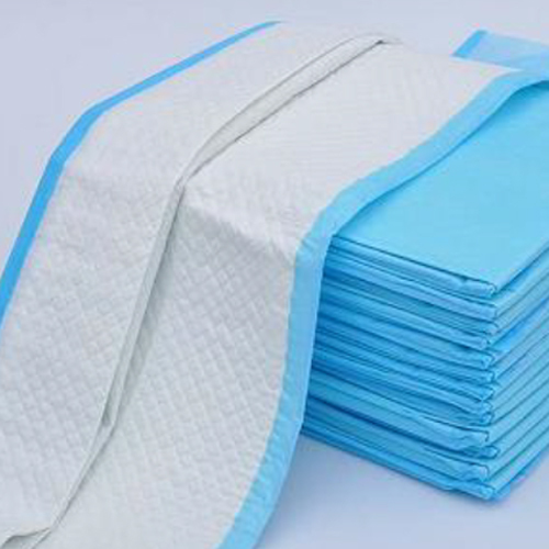 Disposable Underpads - High-Quality, Unisex Design | Round Collar, Long Sleeves, Blue and White Colors, Latex-Free