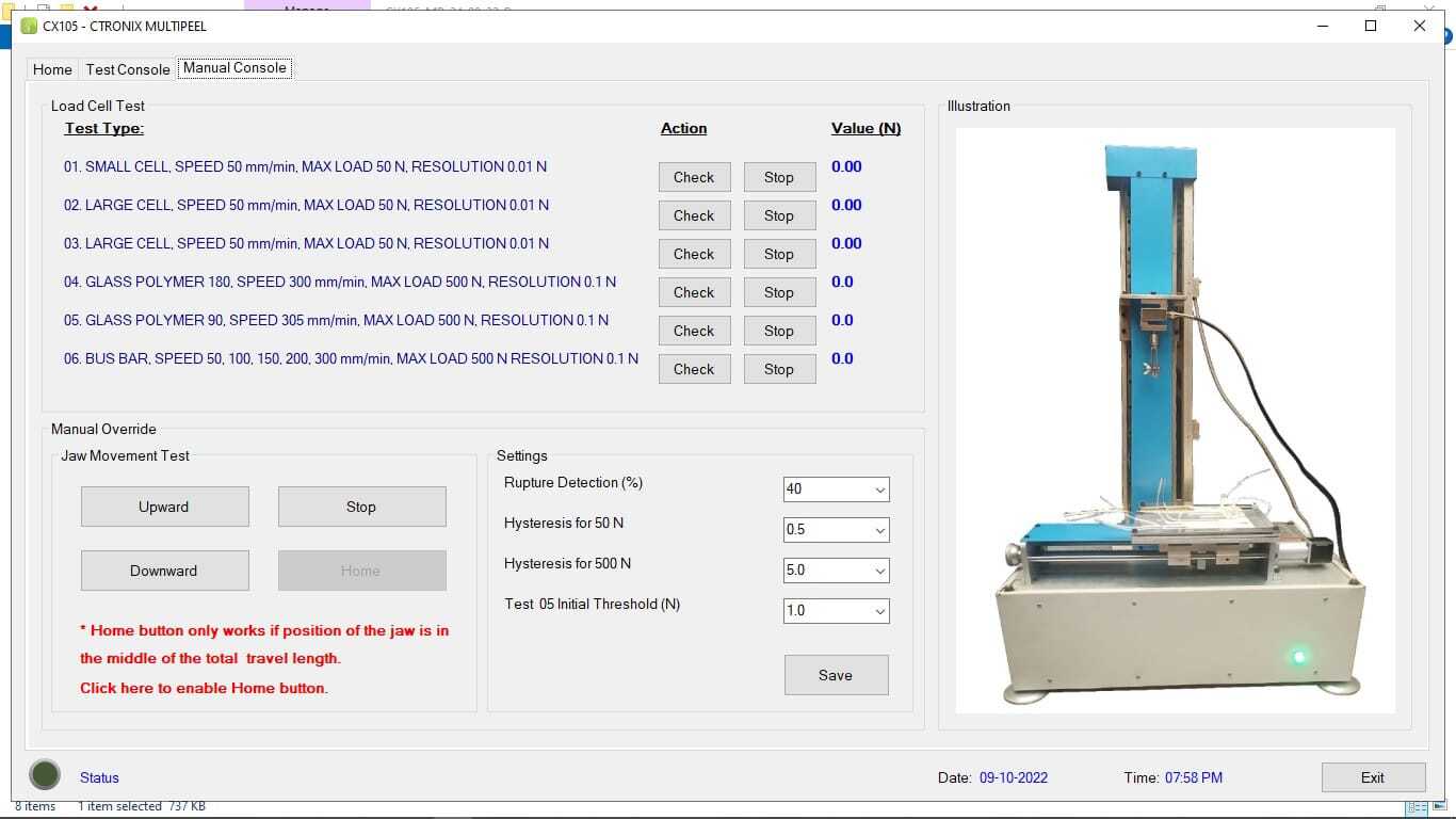 Single Channel, Multi Peel Solar Cell Tensile/peel Tester