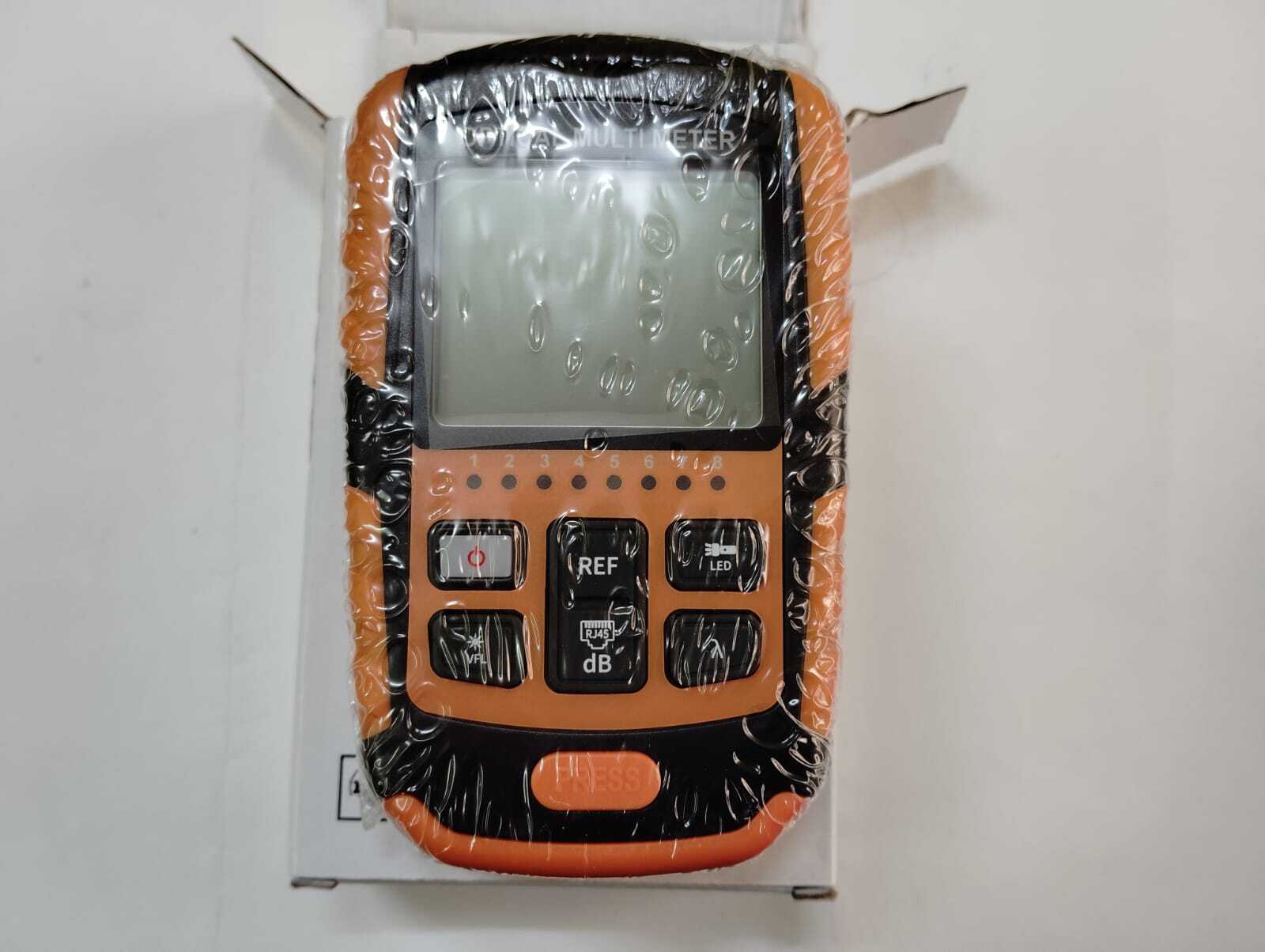 Orange Multifunction Optical Power Meter