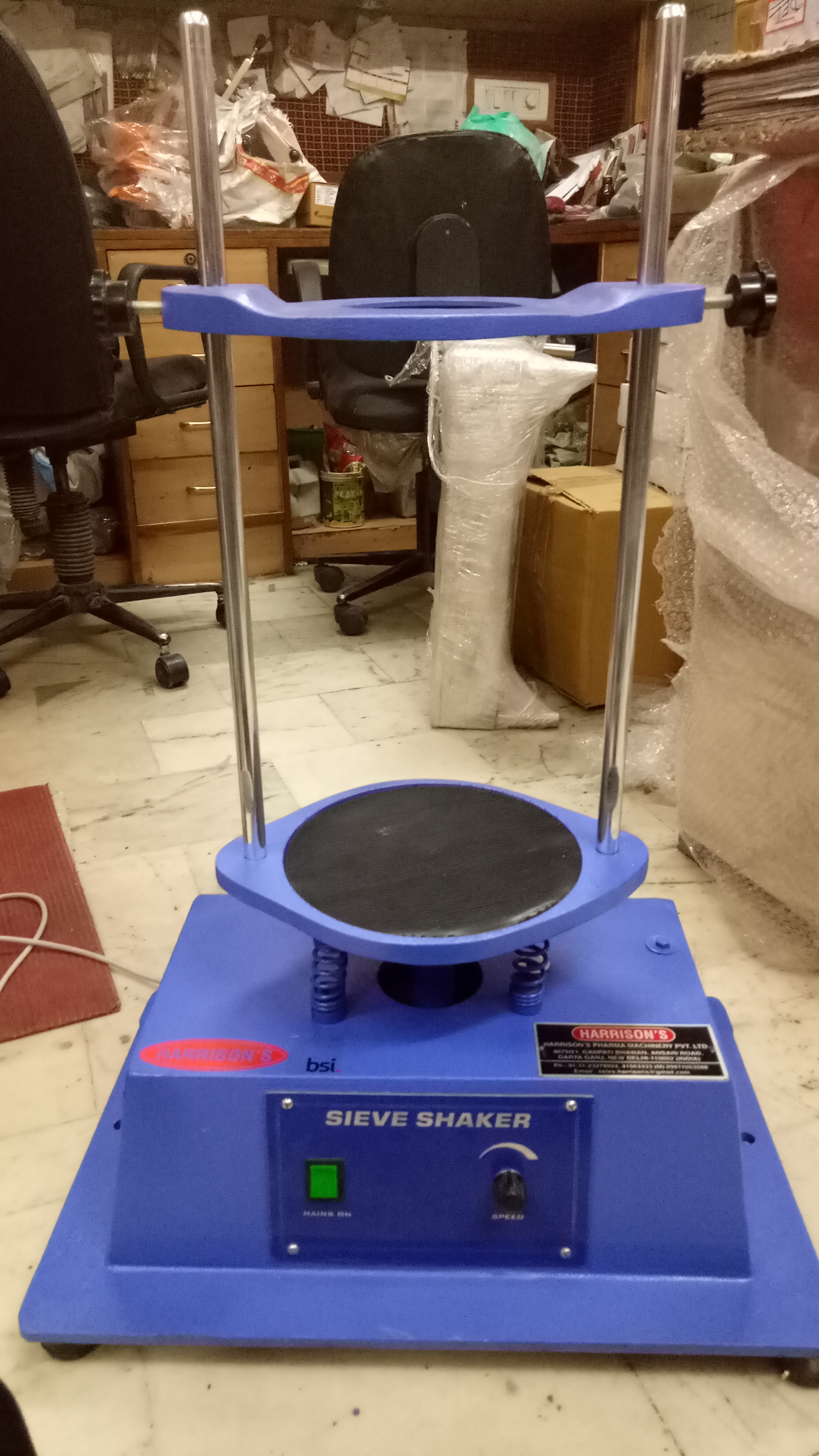 Rotary Shaker - Heavy Mild Steel, 20mm Amplitude, 30-500rpm Speed Range | Brushless Induction Motor, Stepless Frequency Control, Compact Counter Balanced Drive Mechanism