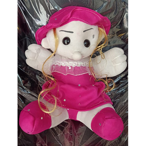 Mini Sonali Doll - Soft Fiber Stuffing, Customizable Size, Beautiful Pink Color | Cuddly Toy for Imaginative Play and Bedtime Comfort