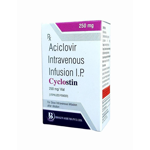 Aciclovir Intravenous Infusion Ip By Vraj Pharma