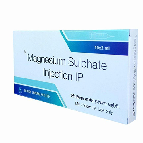 Magnesium Sulphate Injection Ip By Vraj Pharma