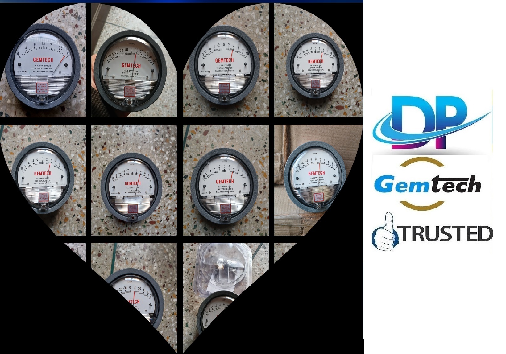 Gemtech Differential Pressure Gauge Wholesaler By Kasna Greater Noida