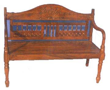 लकड़ी का डेनमार्क बेंच