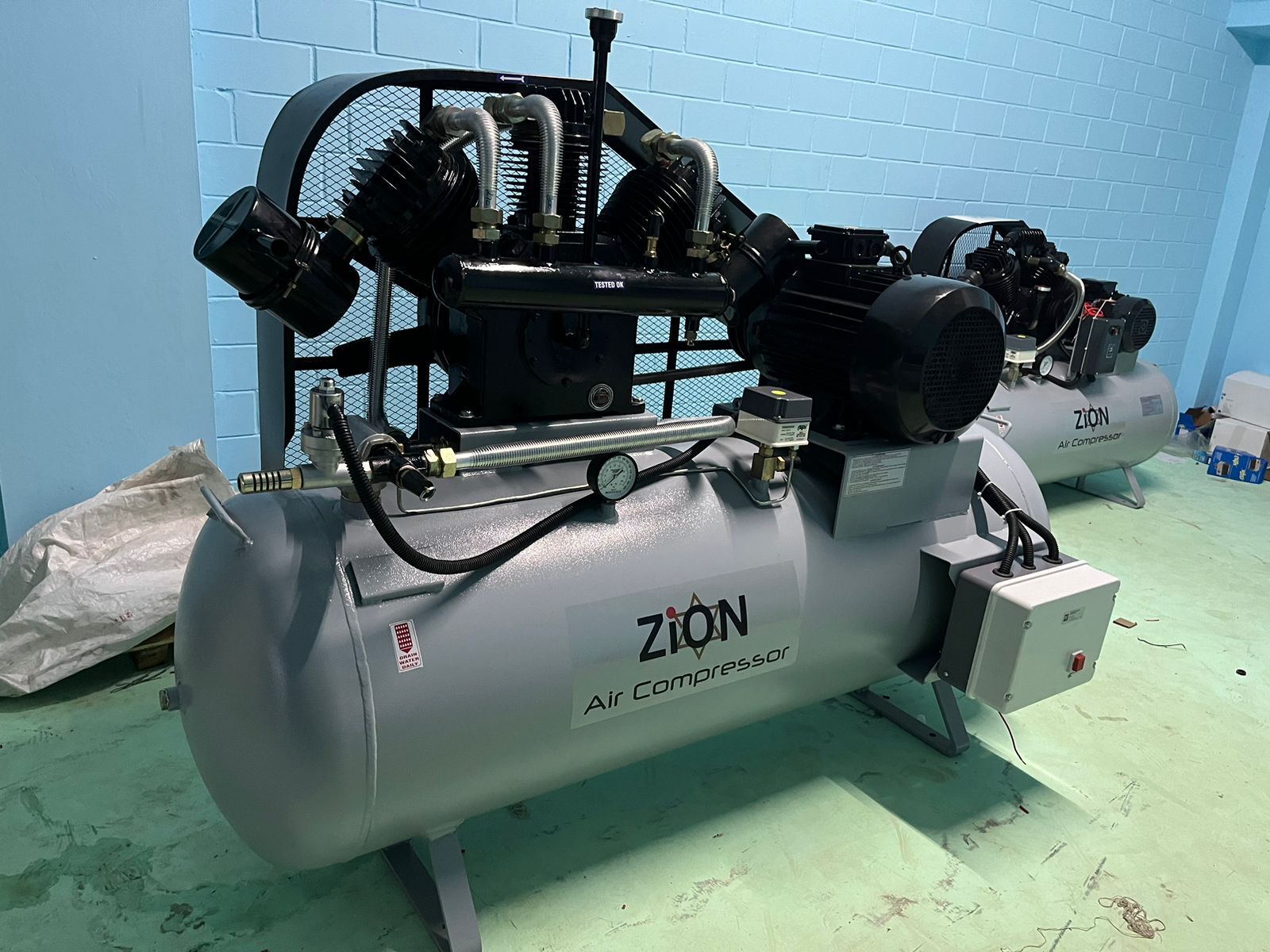 Zion Air Compressor - 10hp | High Efficiency Design, Low Maintenance Requirements