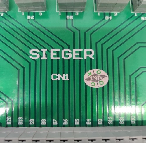 Sieger C1 Pcb Card - Fr4 Fiber Glass, 120x85x18mm, Green, 24v Dc, Single Layer | Fire Alarm Control, Opto-isolated Input, Led Indicator, Panel Mount
