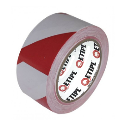 लाल सफेद फर्श मार्किंग टेप