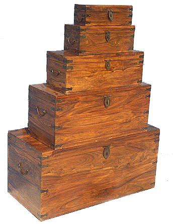 लकड़ी का FF बॉक्स 5 पीस का सेट