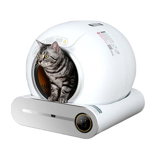 Smart Cat Litter Box - Color: White