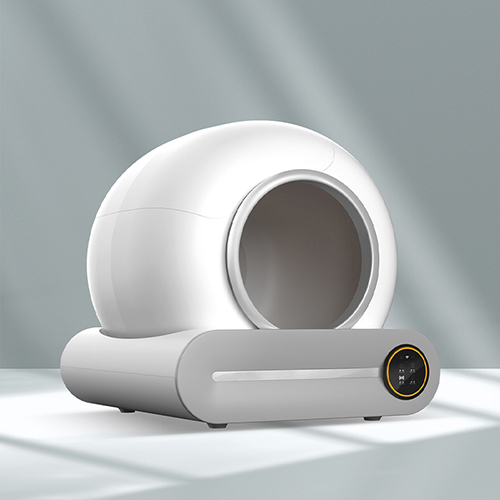 Smart Cat Litter Box - Color: White