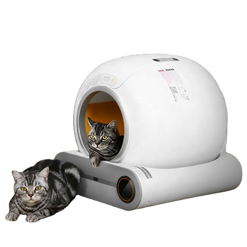 Smart Cat Litter Box - Color: White