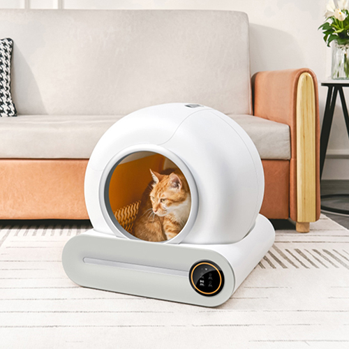 Smart Cat Litter Box - Color: White