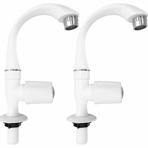 Plastic Water Tap - Color: White
