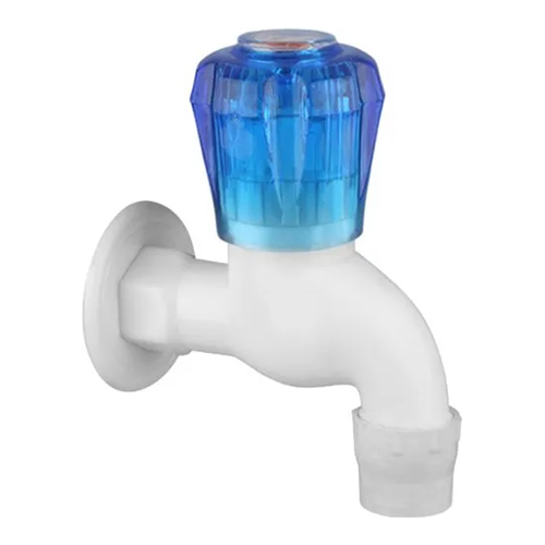 Crystal Foamflow Bib Cock - Color: White
