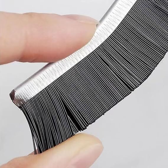 Mitsico Tiles Cleaning Brush Black - Abs Plastic, Ergonomic Handle, Hard Bristle, Ultra-fine Pet Bristles For Deep Crevice Cleaning | Space-saving Design, Multi-function Use