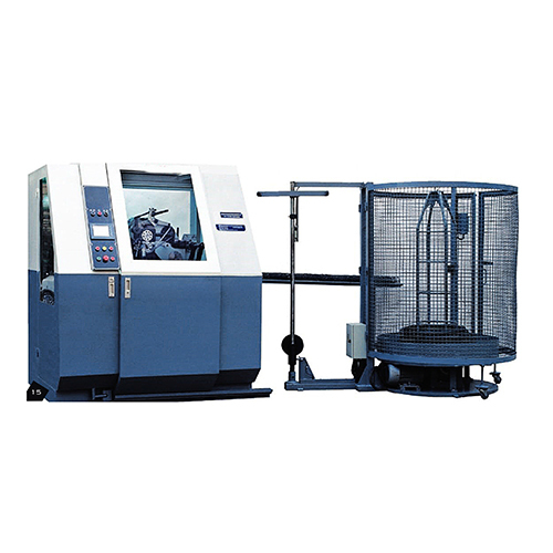 HK-BS-100 Digital Bonnell Spring Coiling Machine - Metal Build, 220-240 Volt, 90-95 PCS/Min | Automatic Grade Functionality, Human Machine Interface Control System, Durable and Reliable Design, Warranty Included