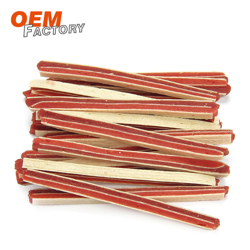 चिकन और कोड सैंडविच बल्क थोक कुत्ते के व्यंजन ओईएम कुत्ते के स्नैक्स निर्माता