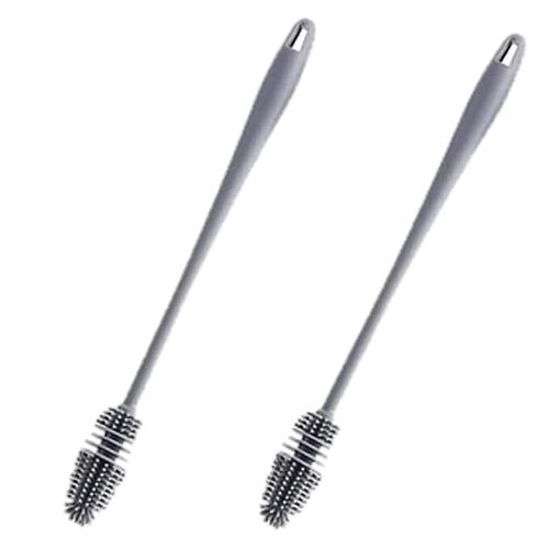 Speedy CHOPPER Cleaning Brush for Washing Water Bottle, Narrow Neck Containers - PVC Material, Black Color, 350g Lightweight Design