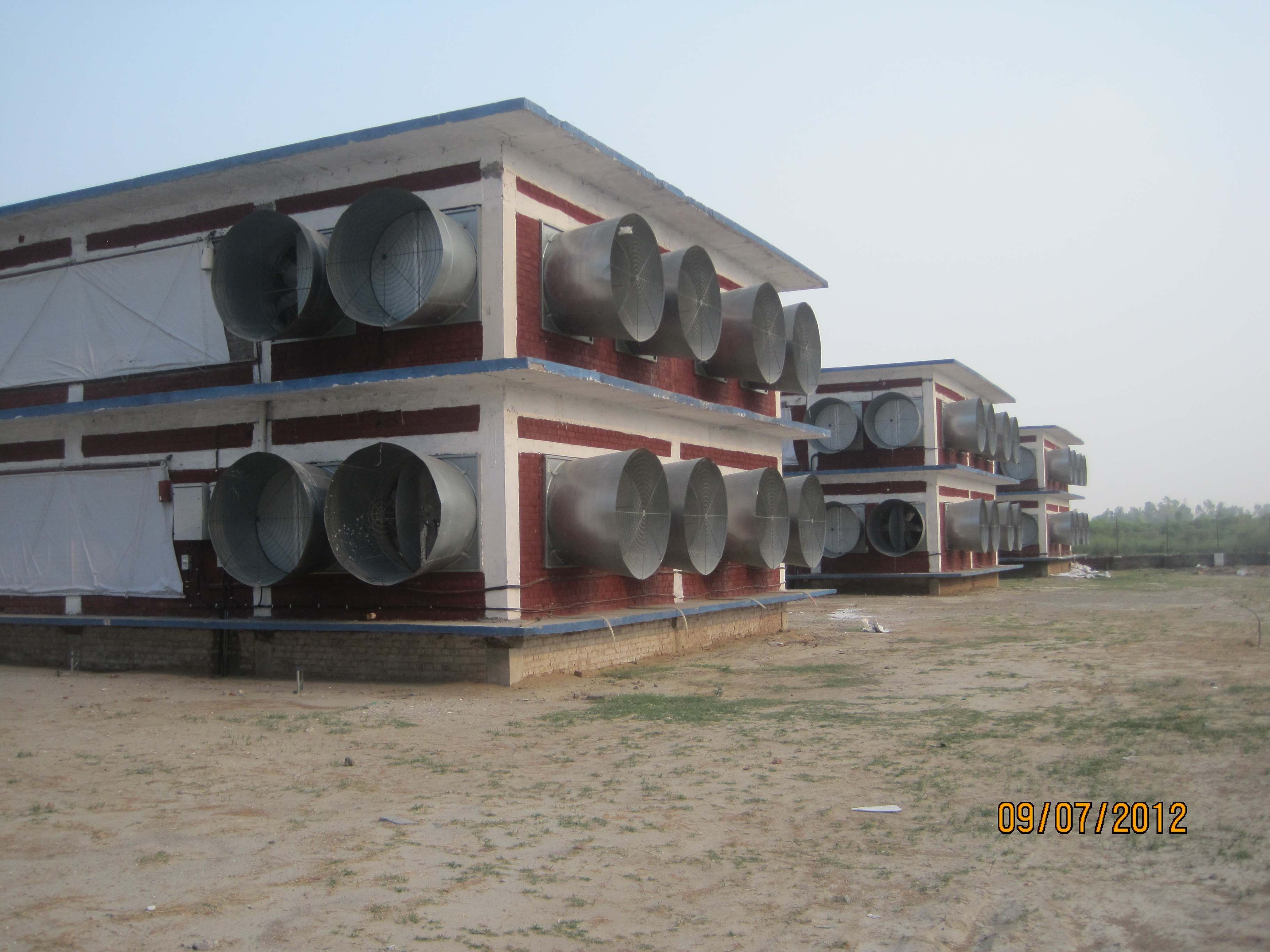 54 Inch Cone Fan - Color: Gray