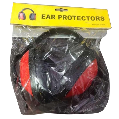 Ear Muff - Faux Fur Insulation, Black PVC Comfort Fit | Unisex, Reusable, Noise Protection Warranty