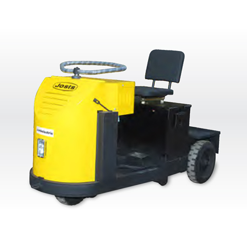 Durable Jumbo Electric 3 Wheel Seated Platform Truck