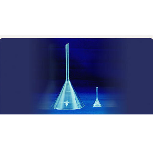 Saf141 60 Degree Angle Plain Long Stem Funnel - Application: Laboratory