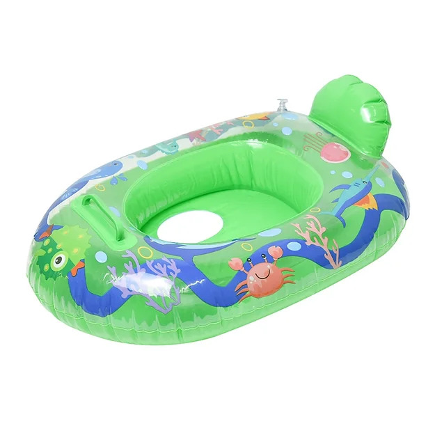 Inflatable Swimming Ring - Pvc Material, Multicolor Design | Single Cavity, Ideal For Household Fun
