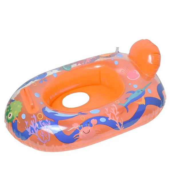 Inflatable Swimming Ring - Pvc Material, Multicolor Design | Single Cavity, Ideal For Household Fun