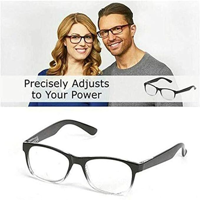 Asgtrade Blue Cut +.5 To 2.5 Power - Plastic , Anti-glare Eye Protection For Computers, Tablets, And Mobiles | Unisex, Black, Suitable For All Ages