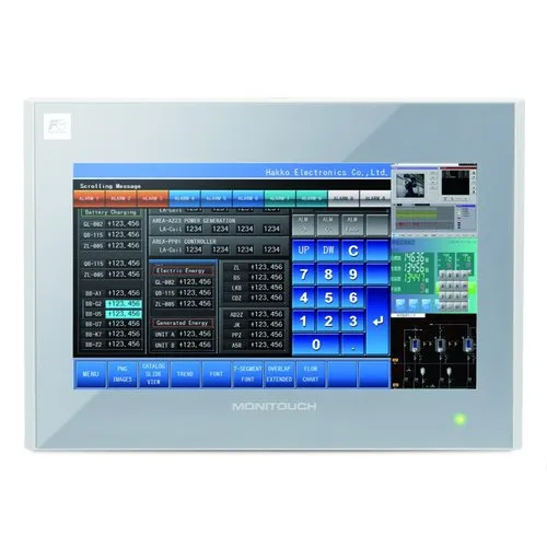 Fuji Electric V9101iW Advanced Human Machine Interface - 278.5x198.5x54.4 mm, Light Gray, 1.7 kg Weight, DC24V Rated Voltage, Designed for Industrial Applications