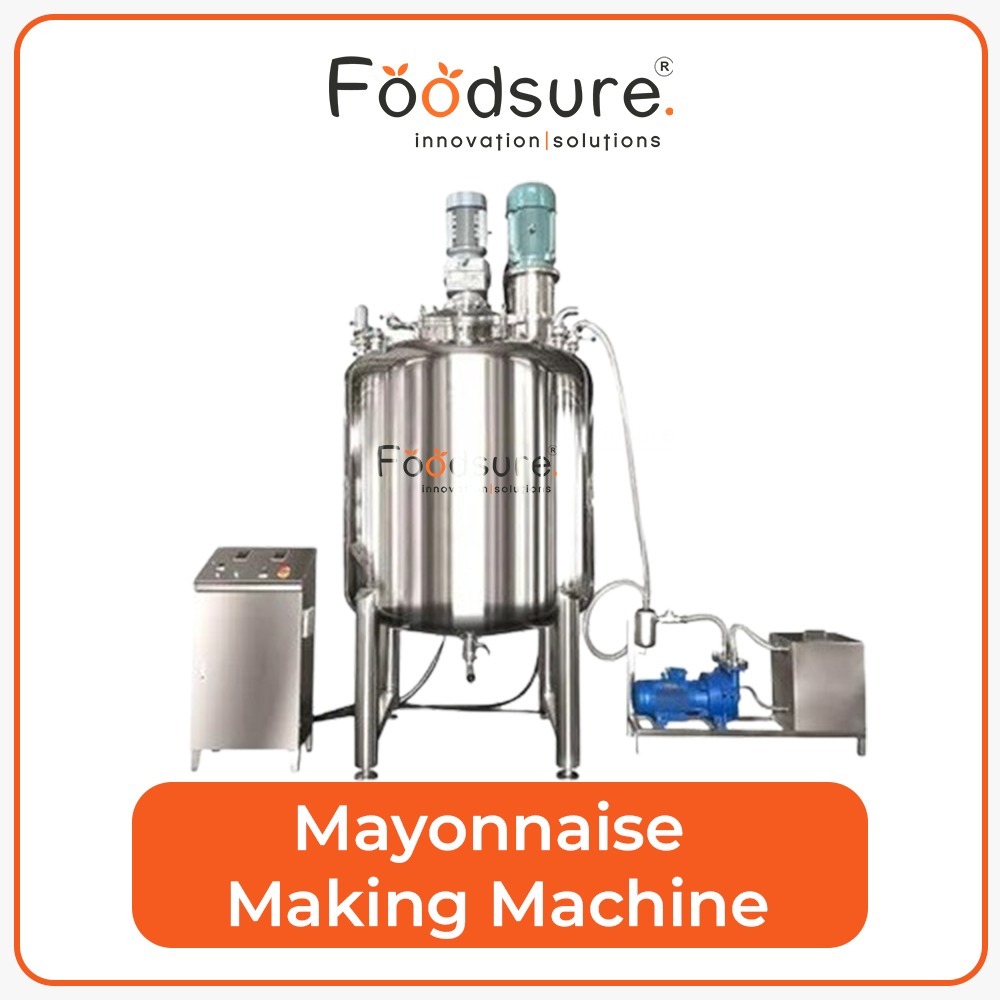 Mayonnaise Making Machine - Capacity: Upto 3000 Kg/hr