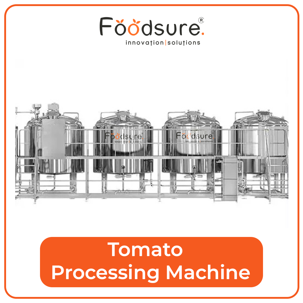 Tomato Processing Machine - Capacity: Upto 3000 Kg Kg/hr